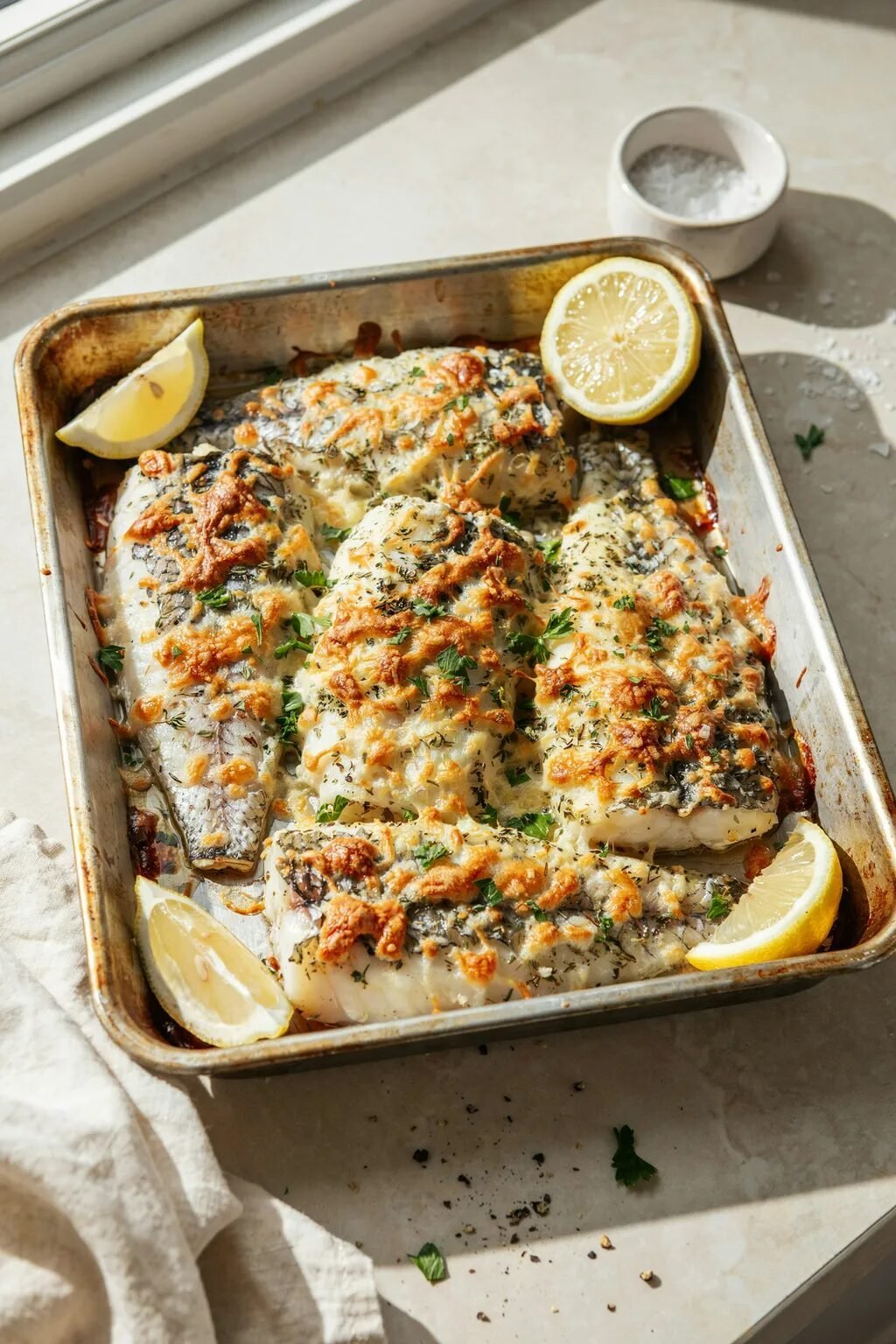 Parmesan Crusted Tilapia