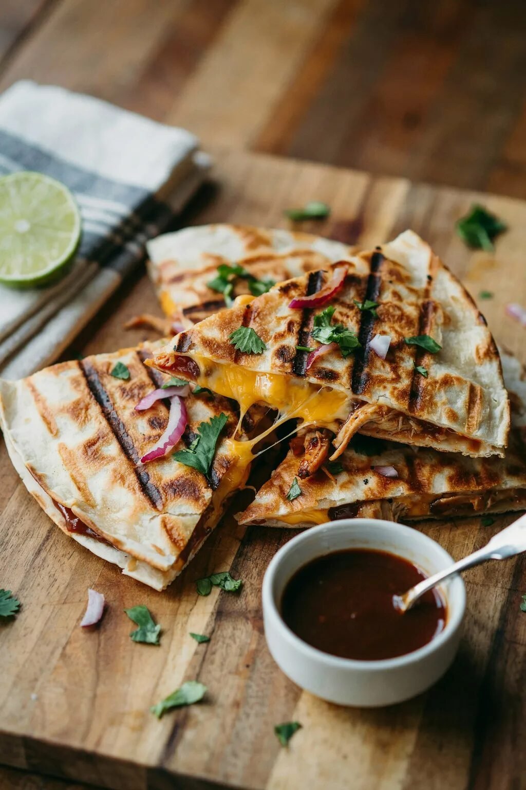 BBQ Chicken Quesadillas