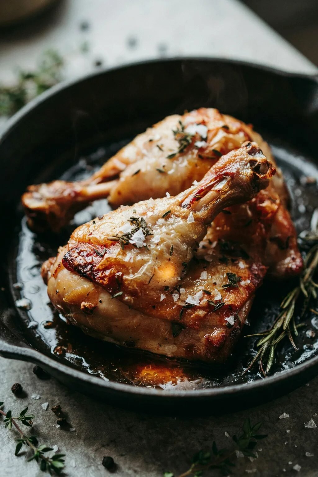 Roasted Herb Chicken Quarters