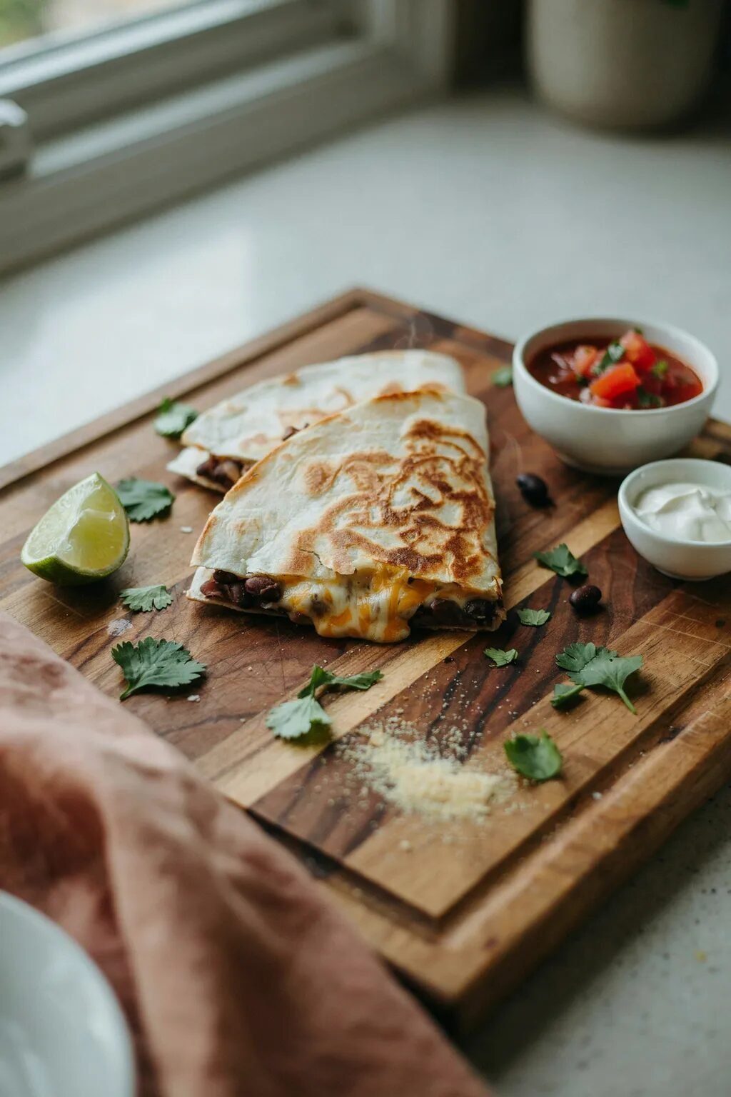 Black Bean Quesadillas
