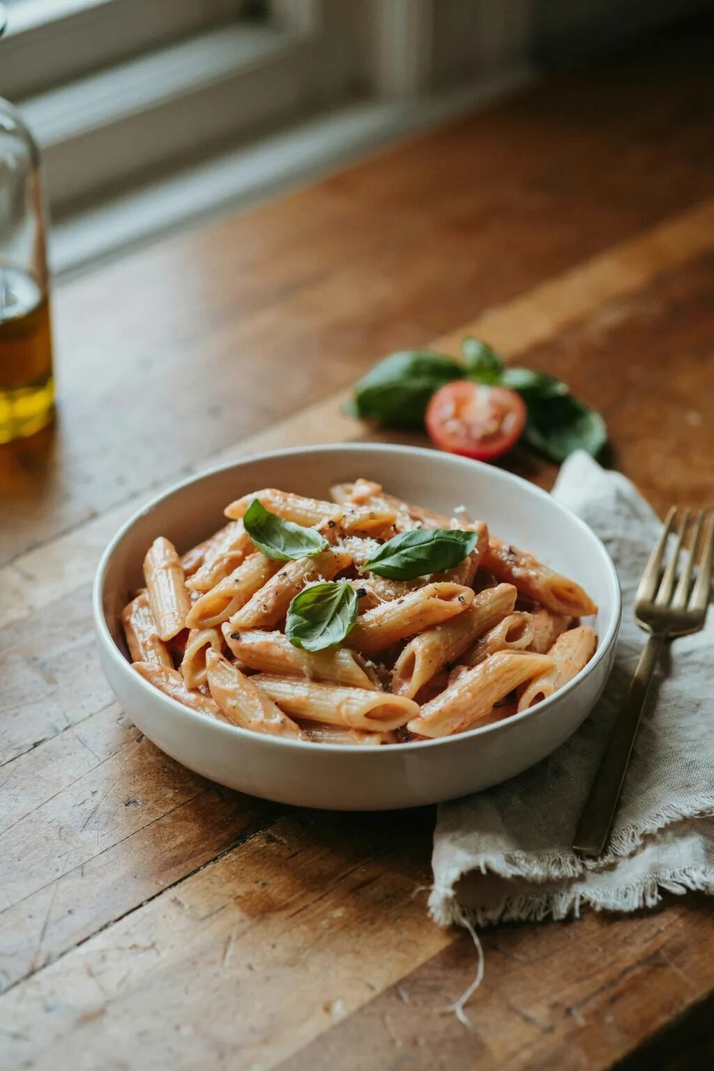 Creamy Tomato Basil Penne