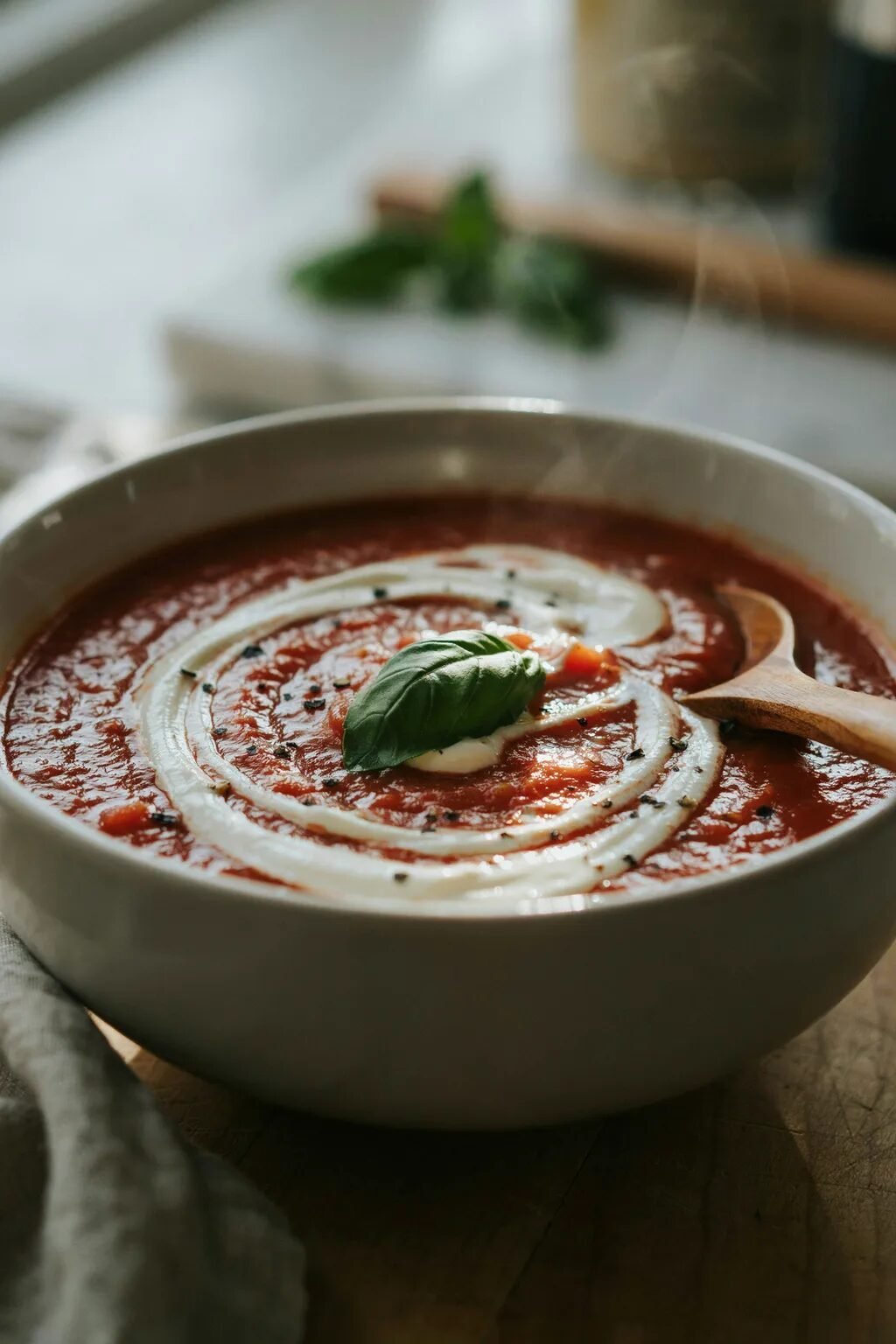 Creamy Tomato Basil Soup