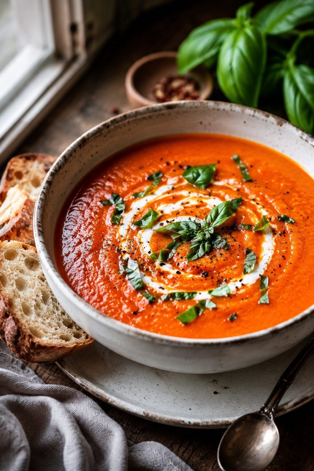 Creamy Tomato Basil Soup