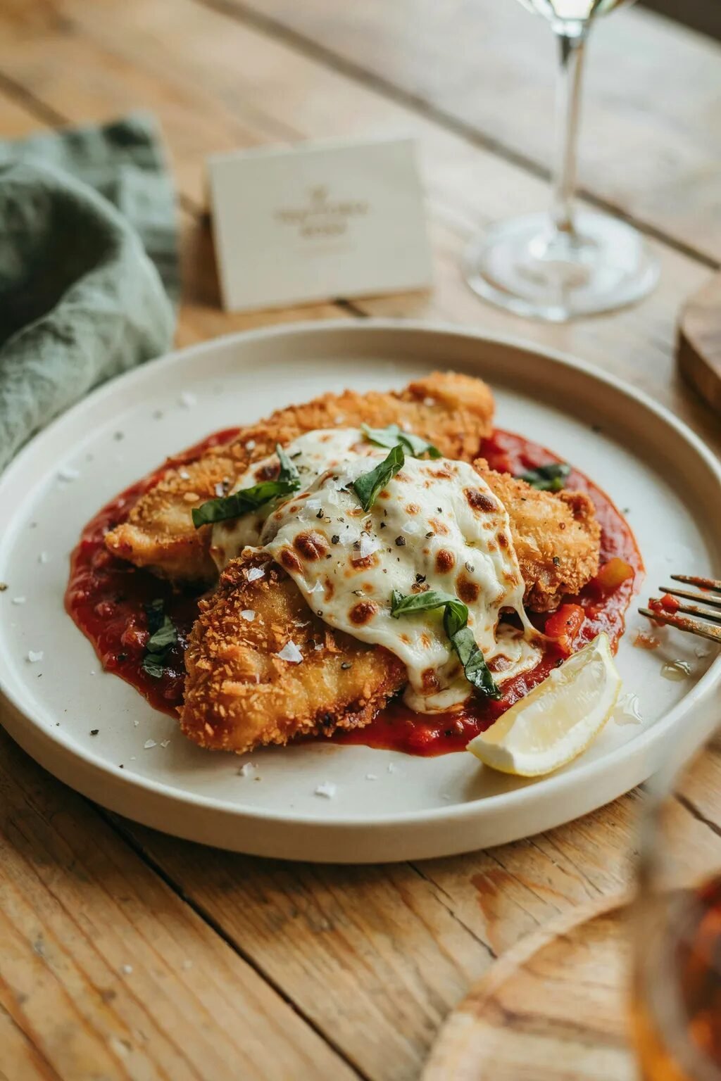 Crispy Chicken Parmesan