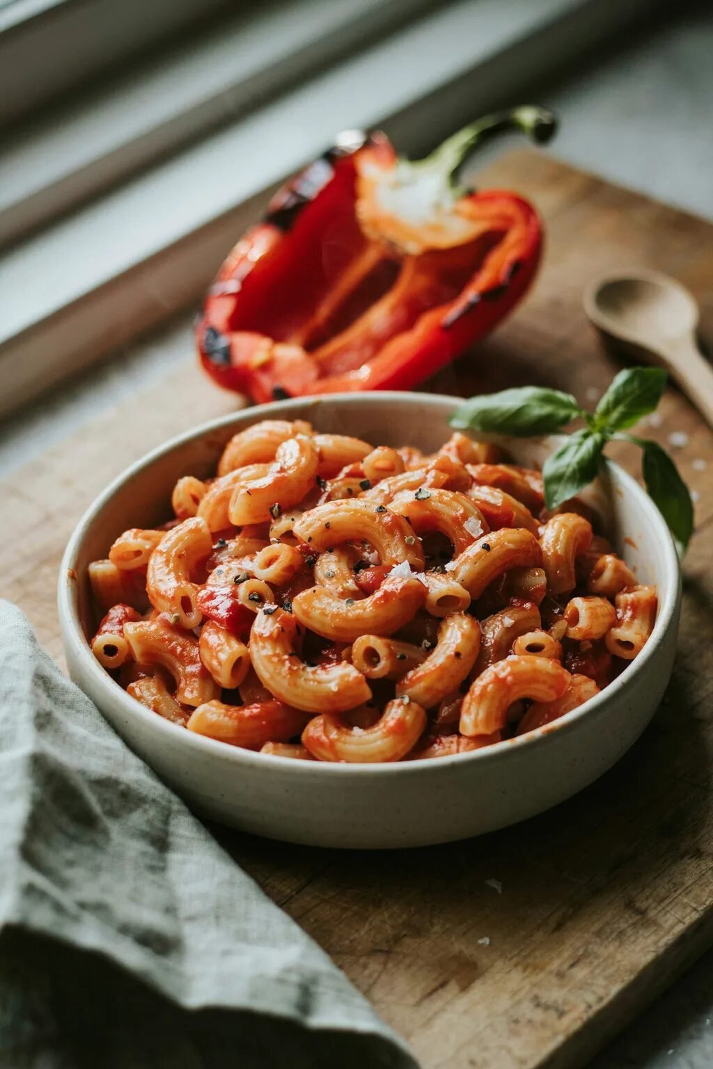 Roasted Red Pepper Macaroni