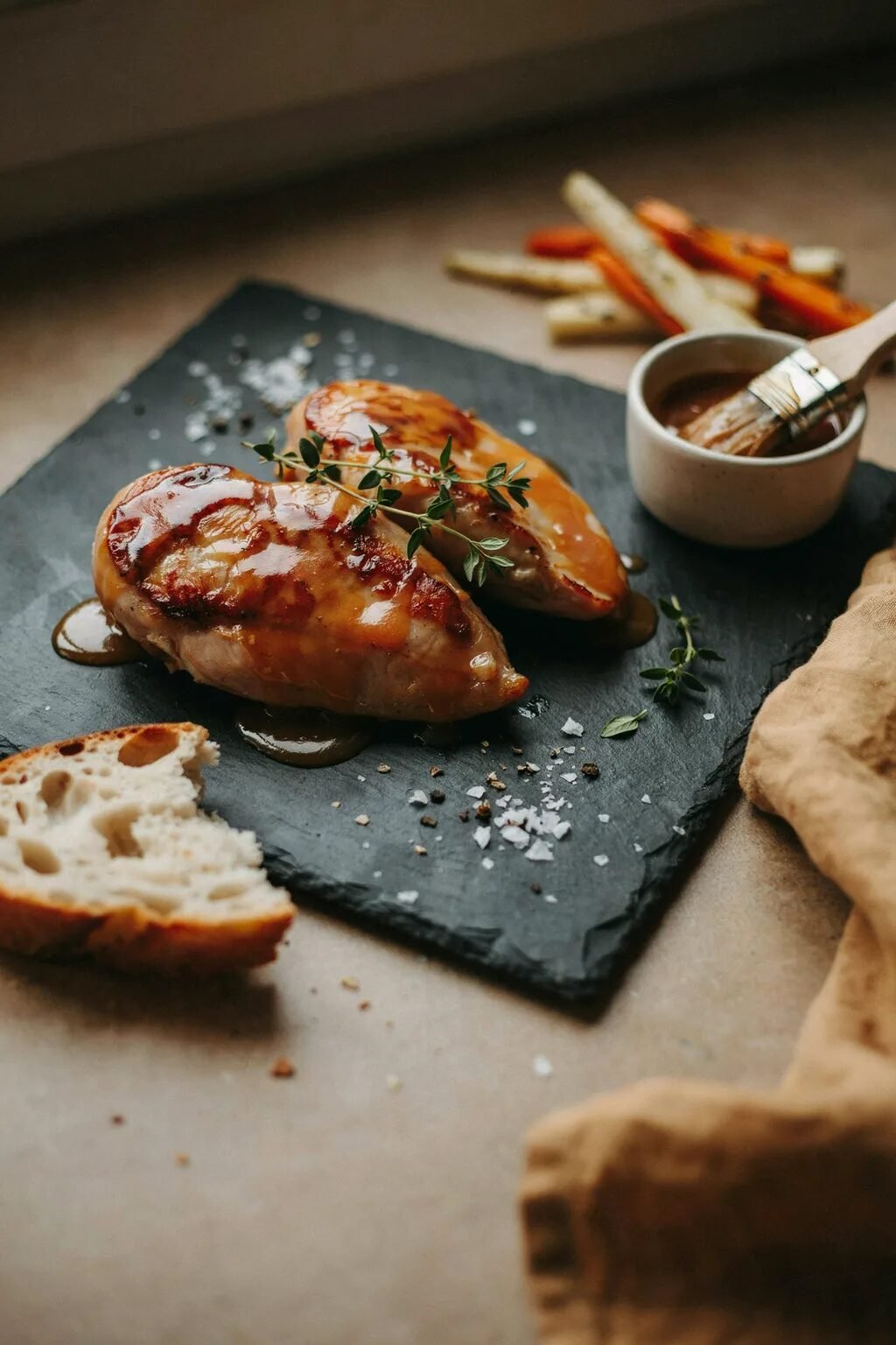Maple Dijon Glazed Breasts