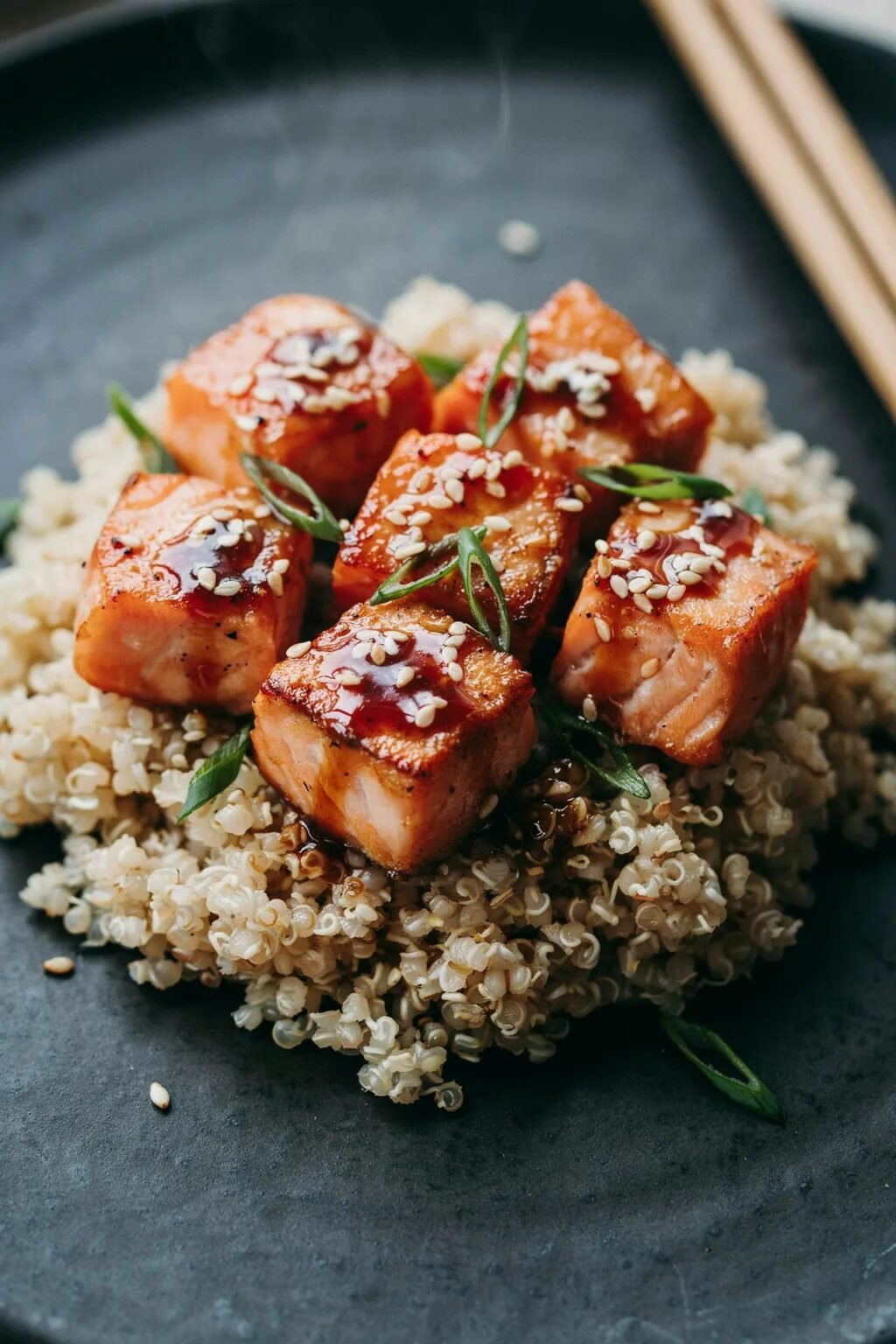 Teriyaki Salmon Chunks