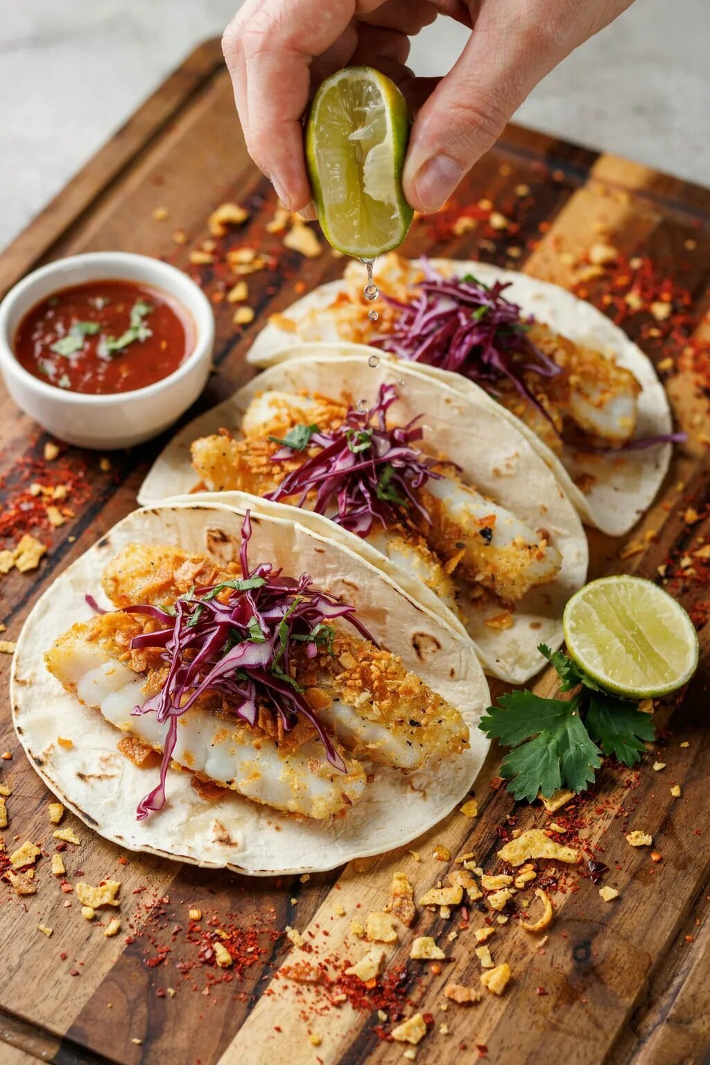 Crispy Baked Fish Tacos