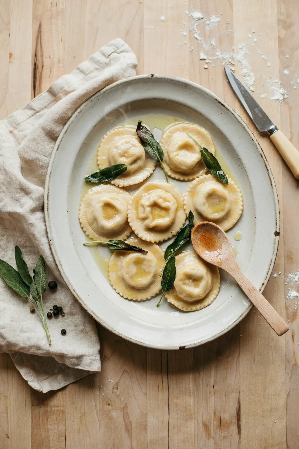 Brown Butter Sage Ravioli