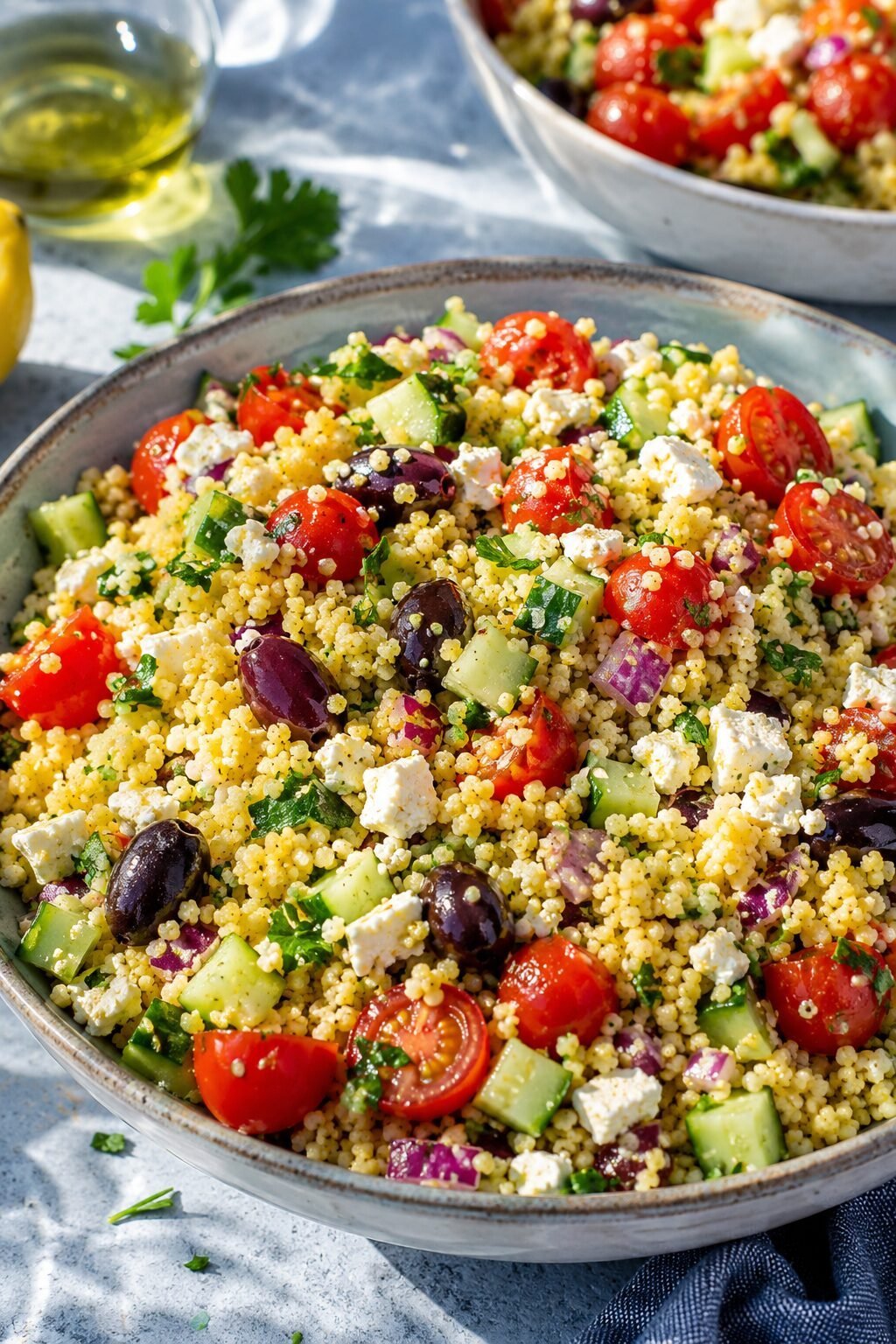 Mediterranean Couscous Salad Bowls