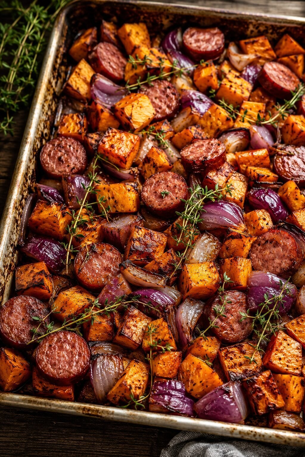 Sheet Pan Sausage Roast