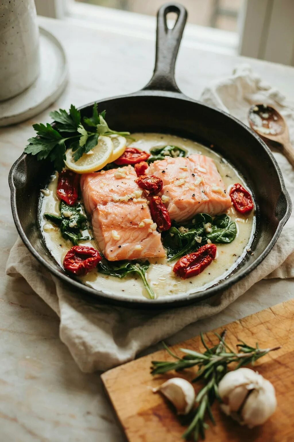 Tuscan Garlic Butter Salmon