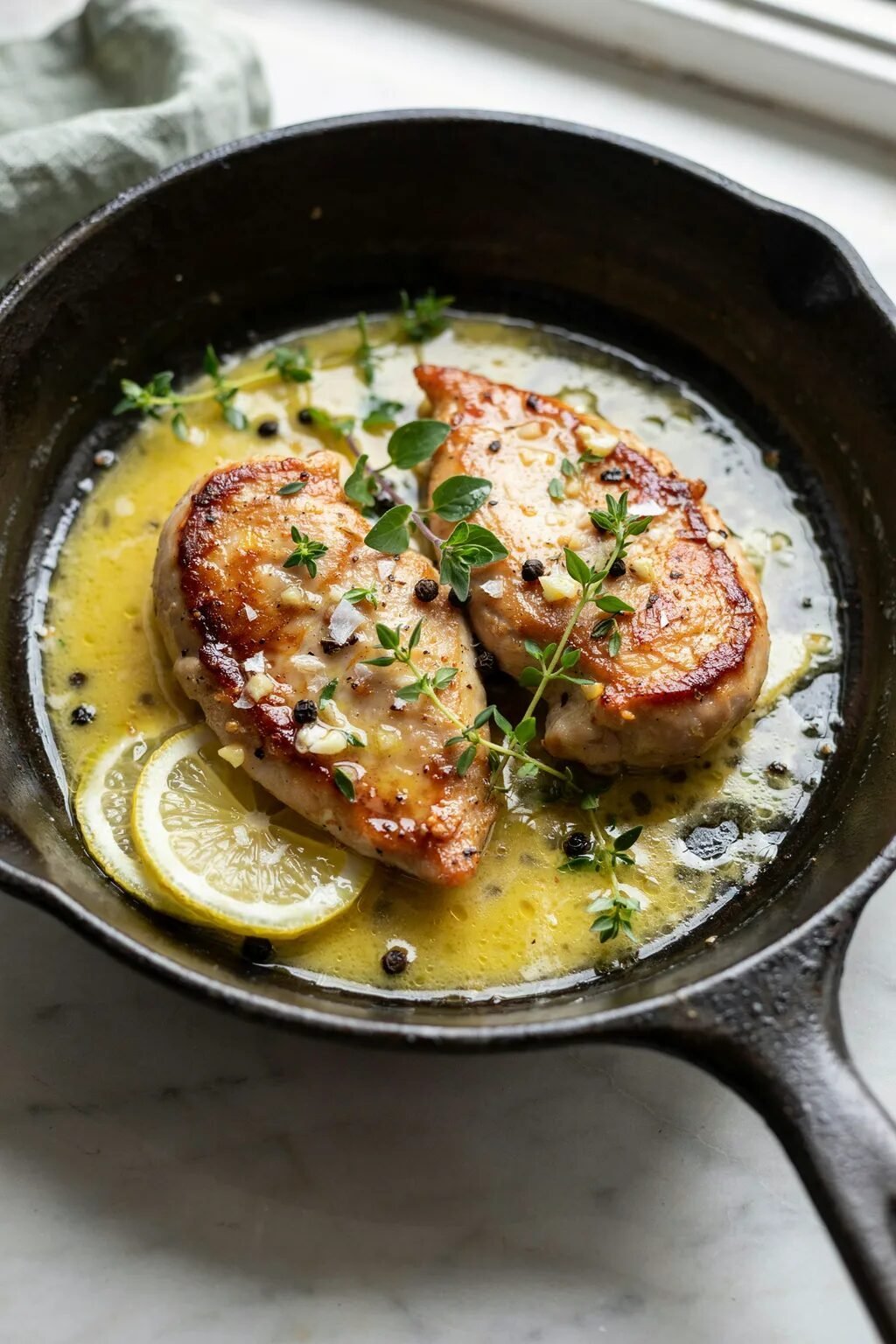 Lemon Herb Butter Chicken