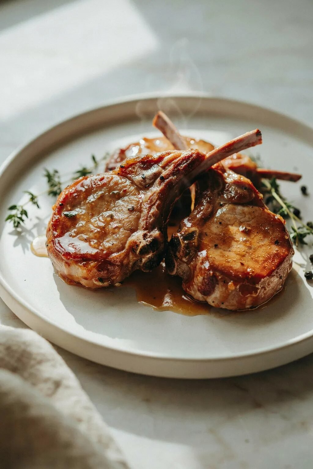 Honey Mustard Pork Chops