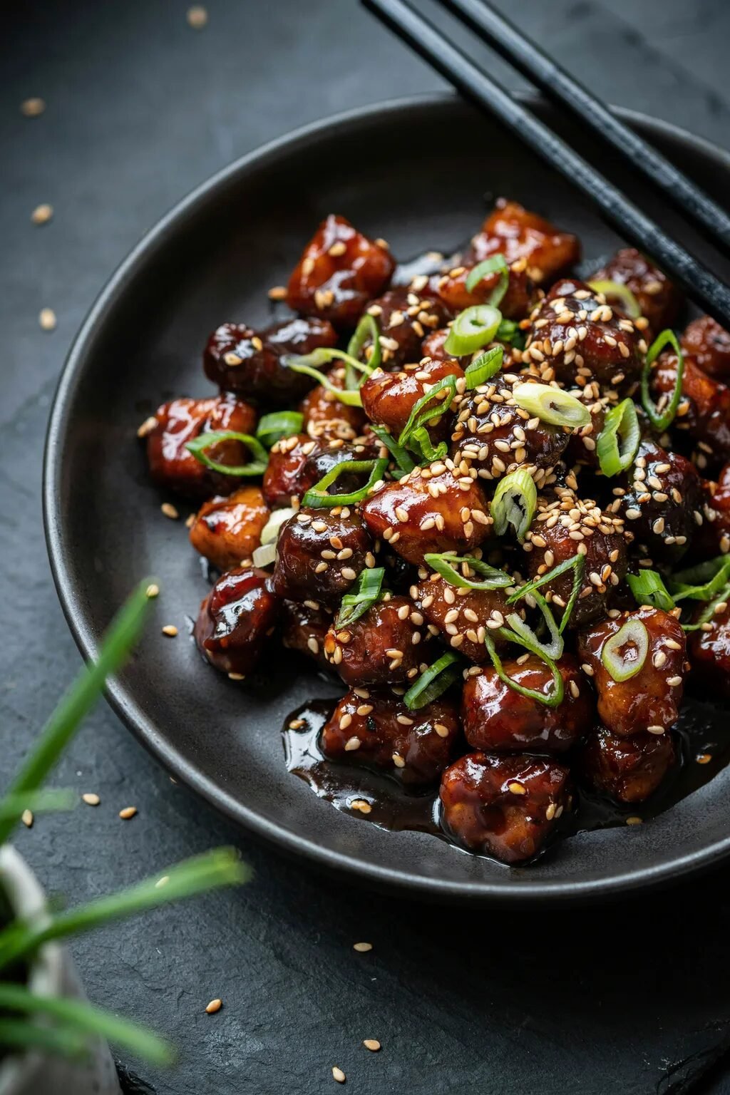 Teriyaki Sesame Chicken Bites