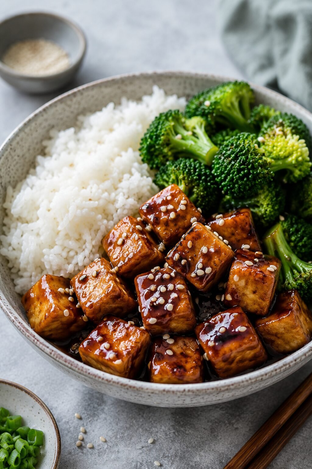Crispy Baked Tofu Bowl