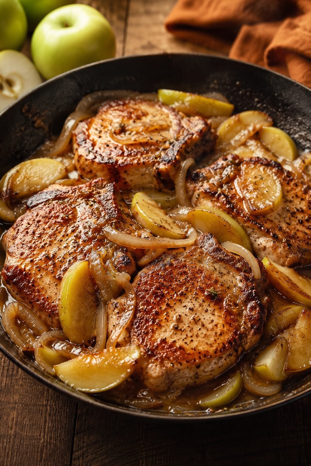 Pork Chops With Apples