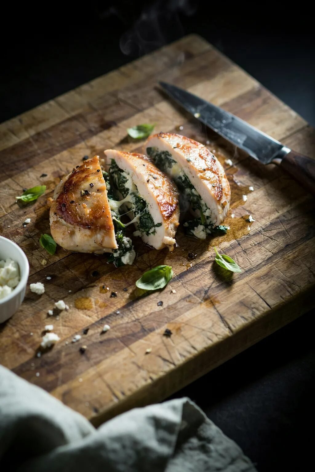 Spinach Feta Stuffed Chicken
