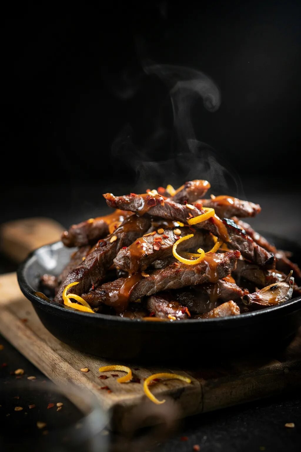 Orange Glaze Beef