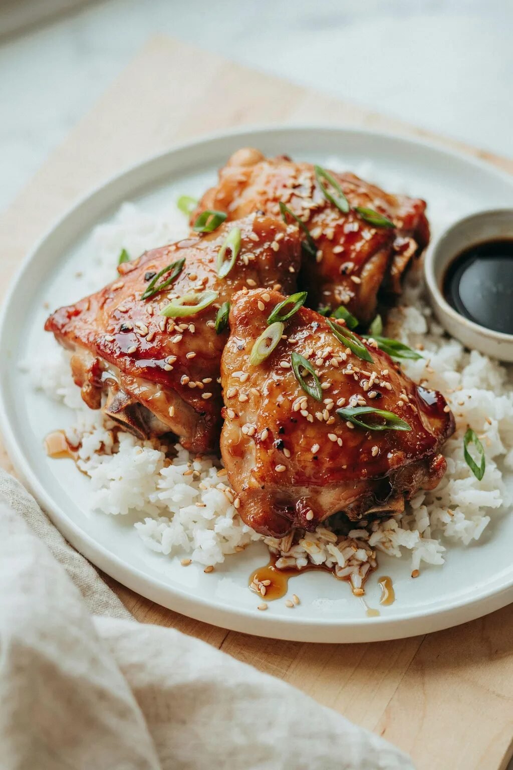 Honey Soy Chicken Thighs