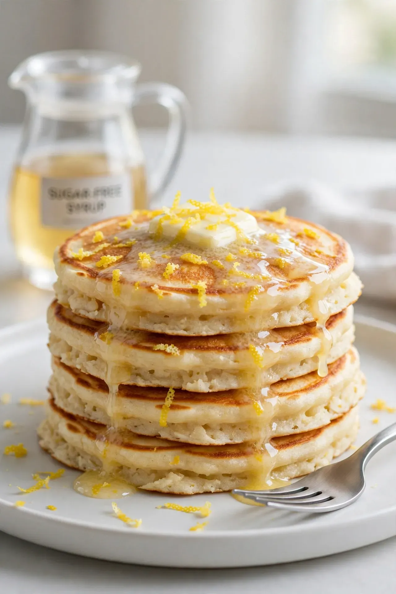 Almond Flour Lemon Pancakes