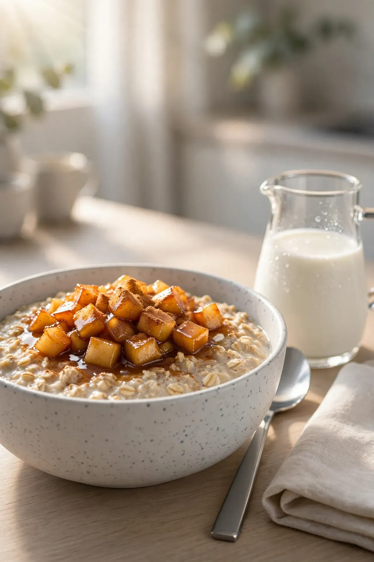 Sweet Apple Cinnamon Oatmeal