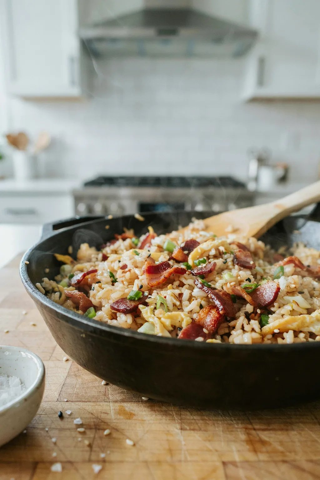 Crispy Bacon Fried Rice