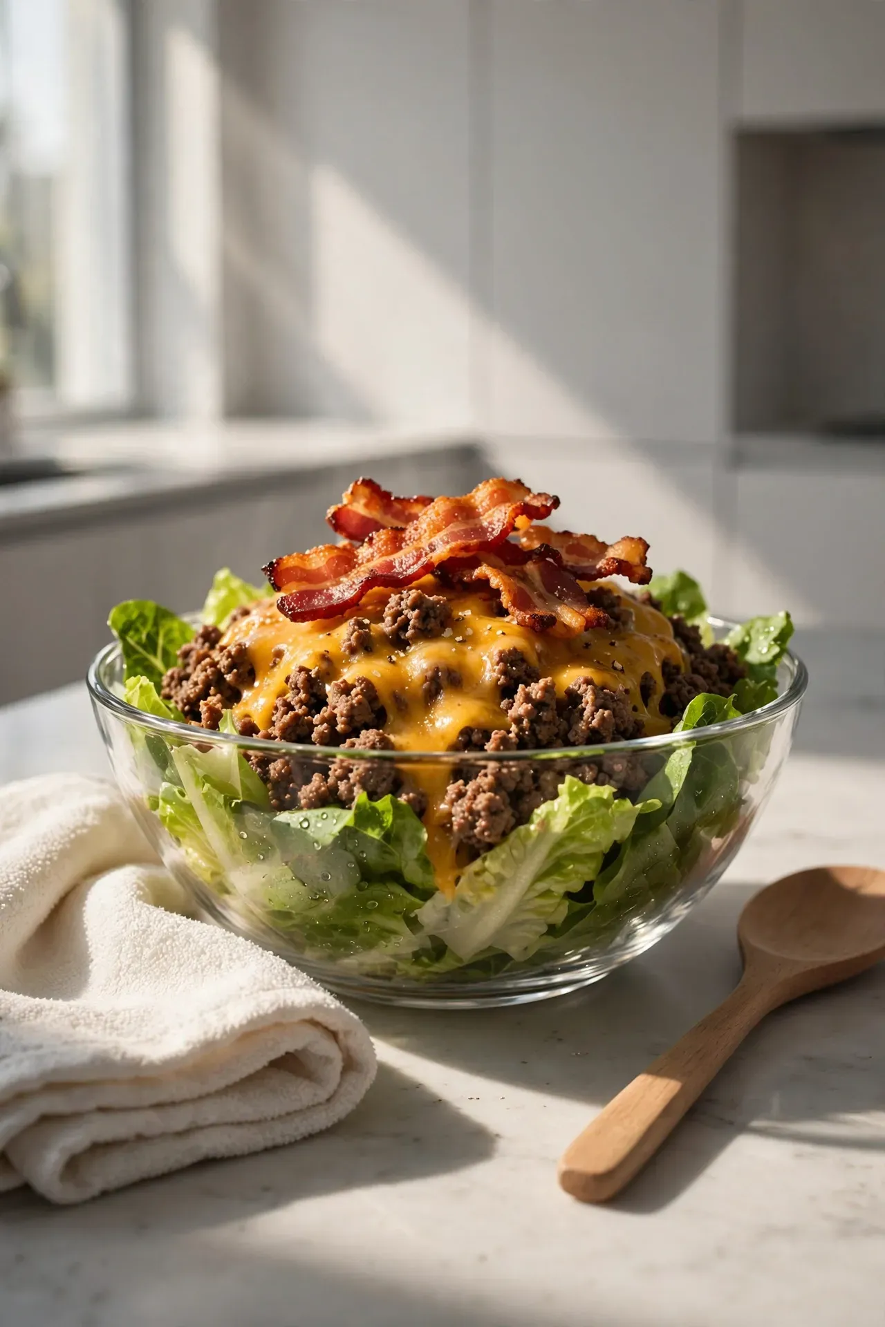 Bacon Cheeseburger Bowls