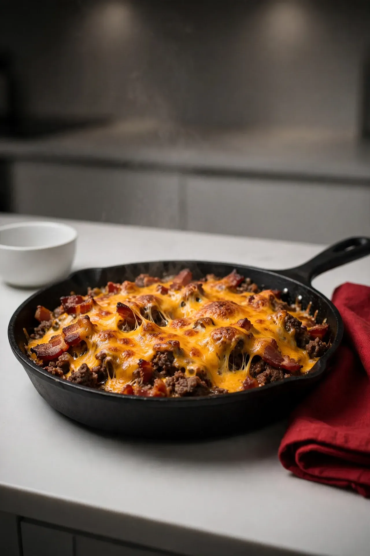 Bacon Cheeseburger Skillet