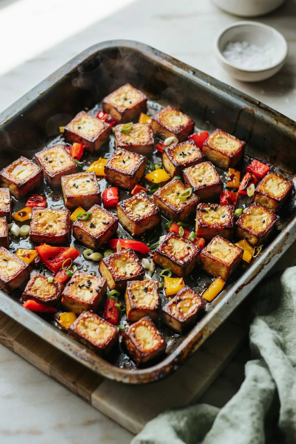 Crispy Tofu Veggies
