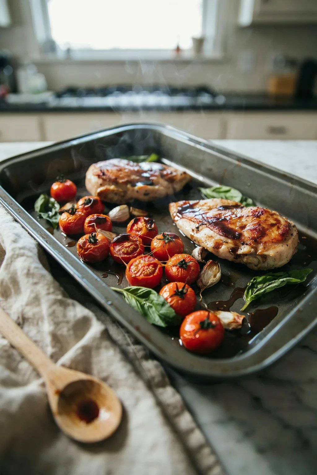 Balsamic Chicken Tomatoes
