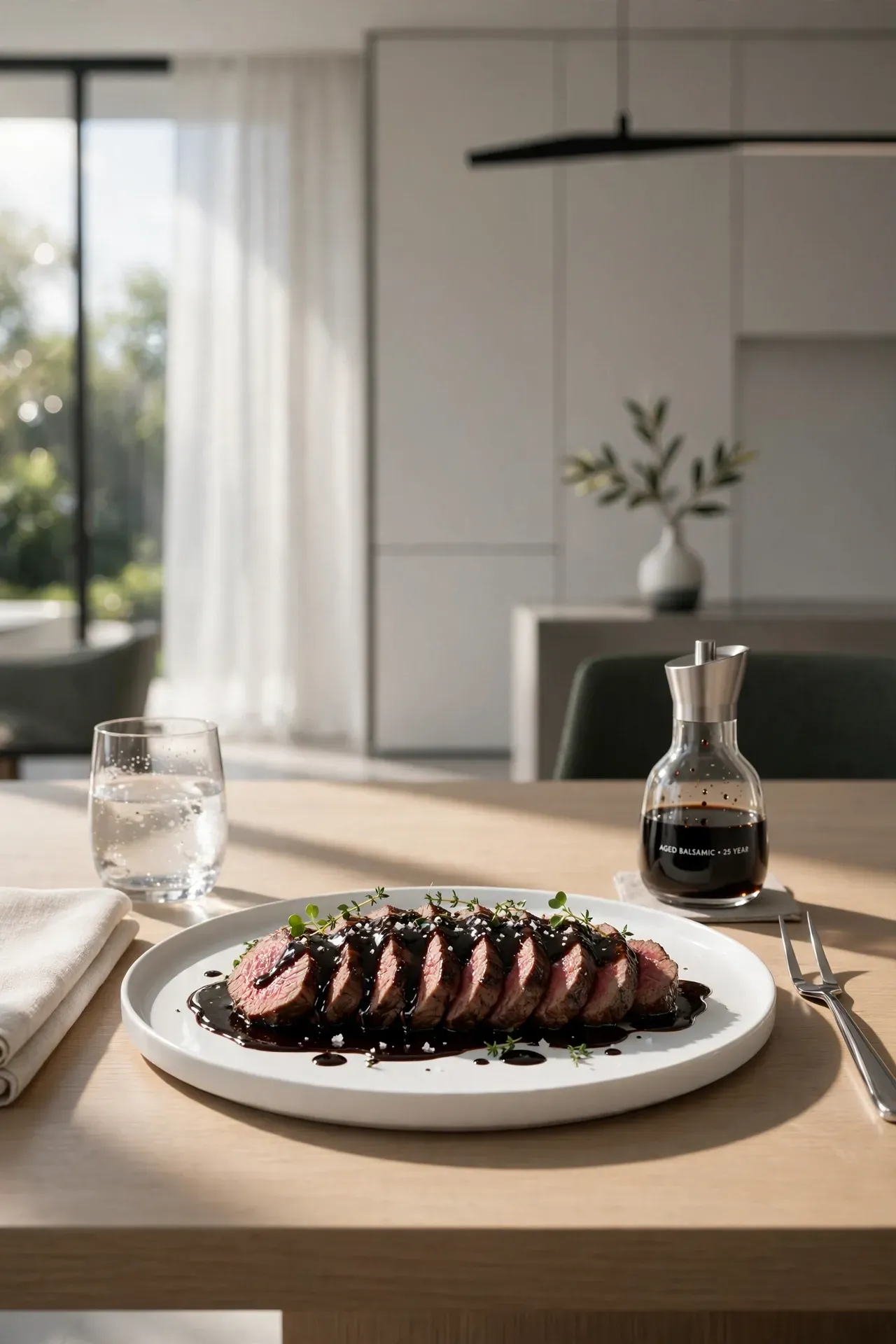 Balsamic Glazed Flank Steak