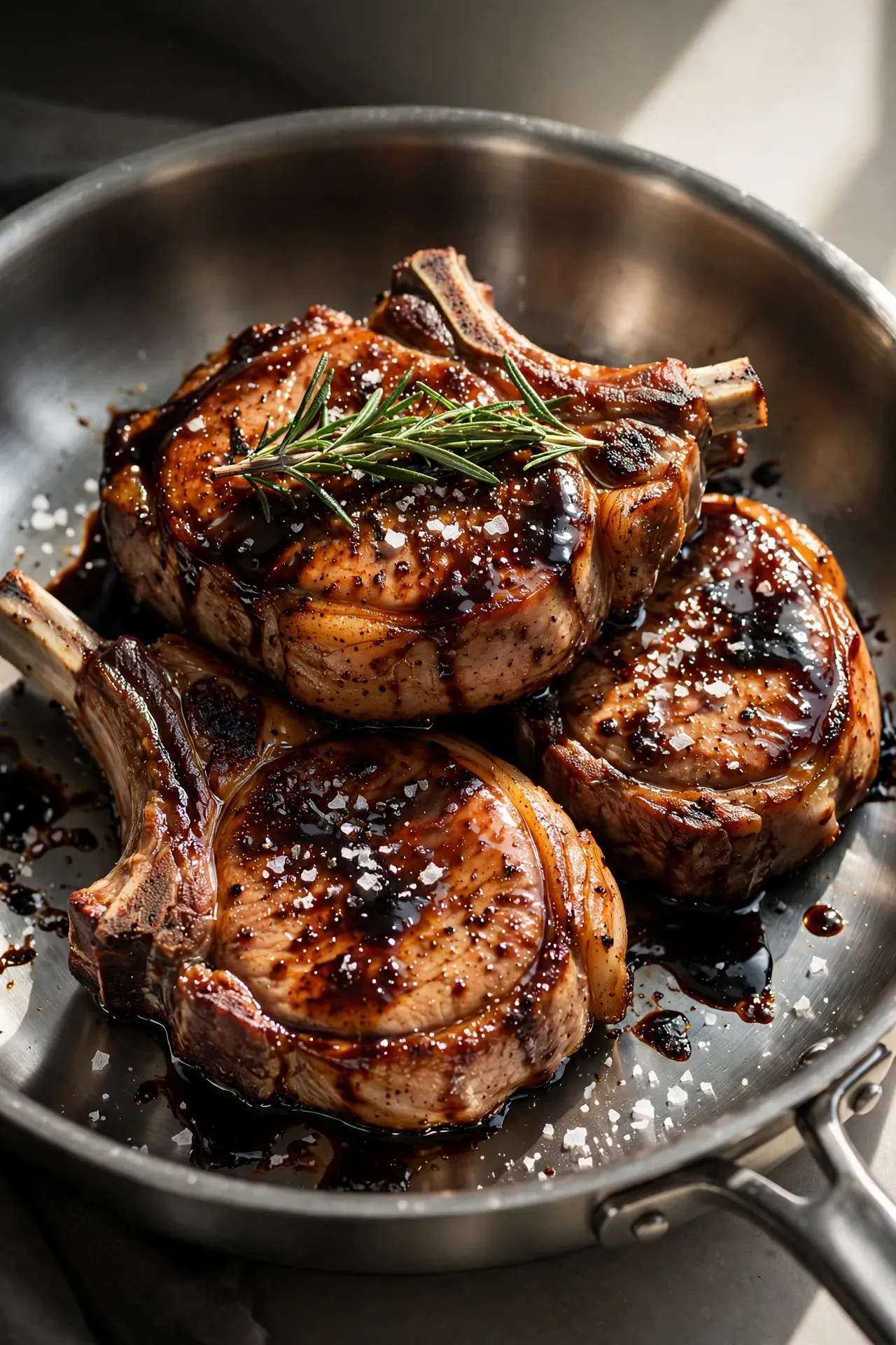 Balsamic Glazed Pork Chops