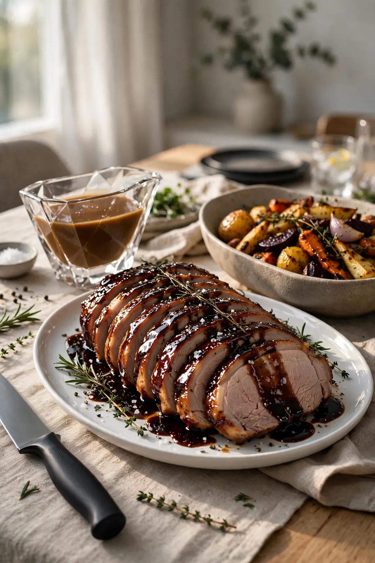 Balsamic Glazed Pork Roast