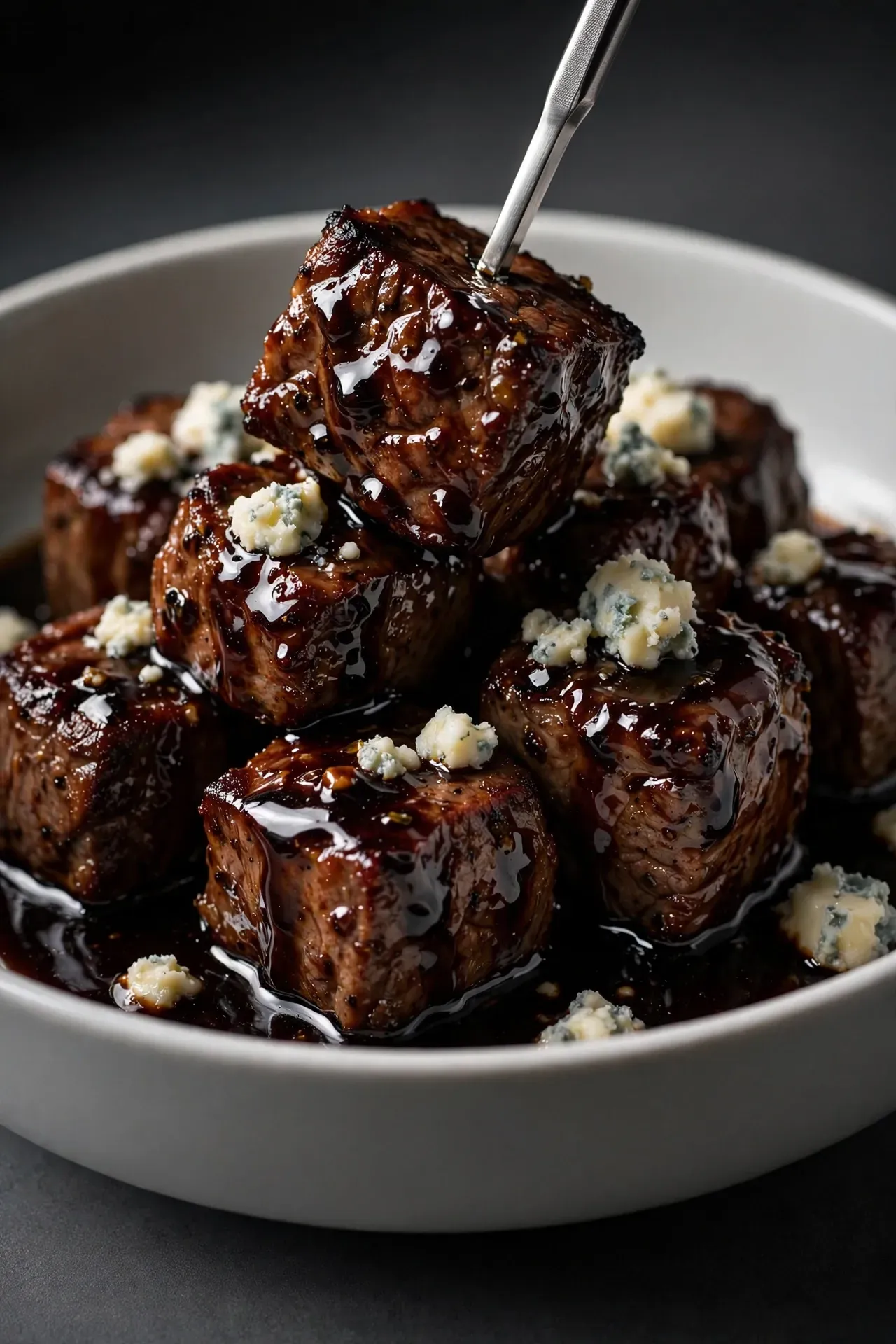 Balsamic Glazed Steak Bites
