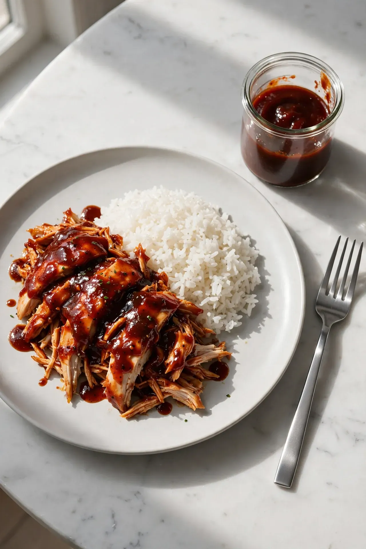 BBQ Chicken Breasts with Rice