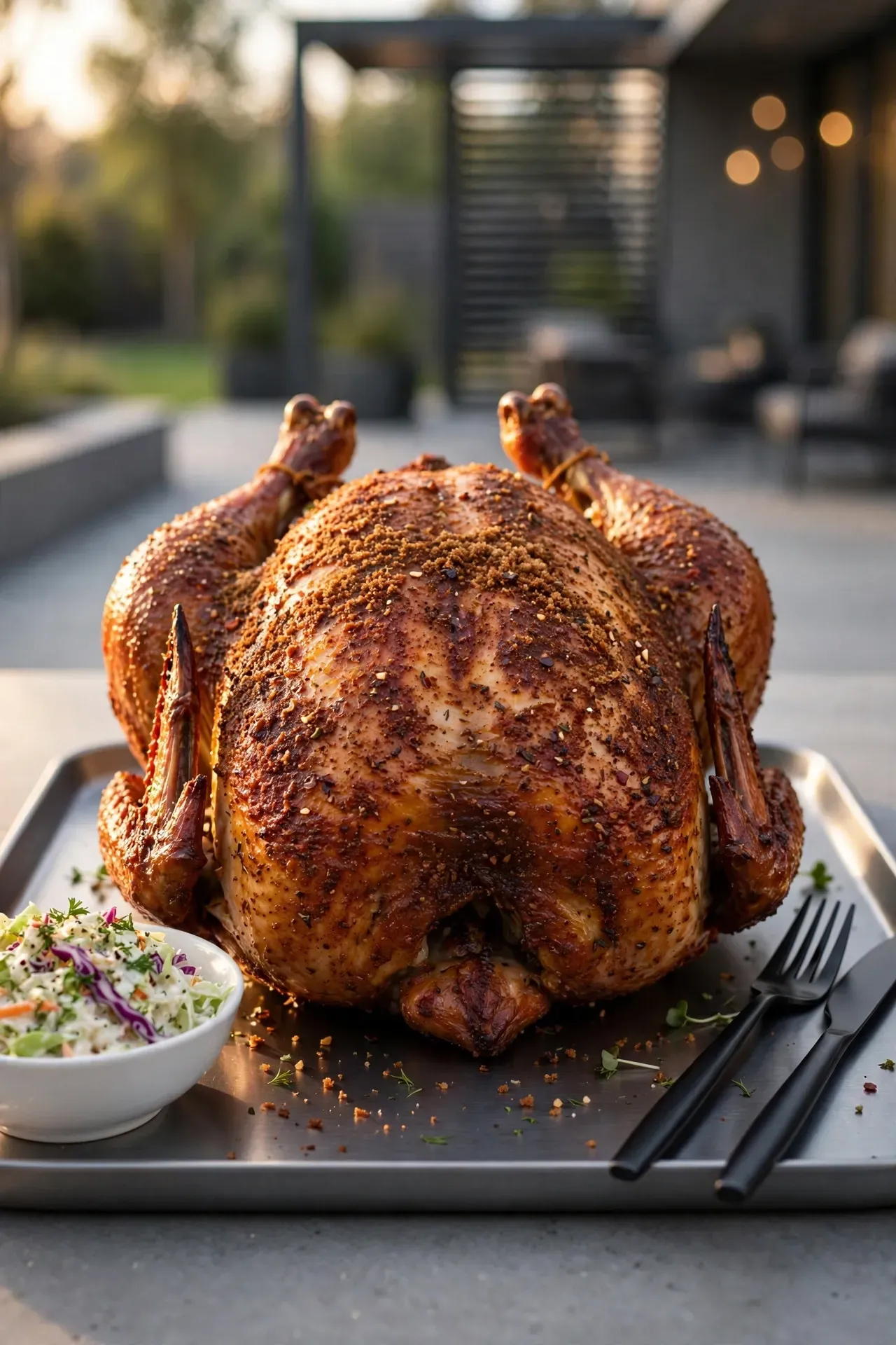Smoky BBQ Rubbed Chicken
