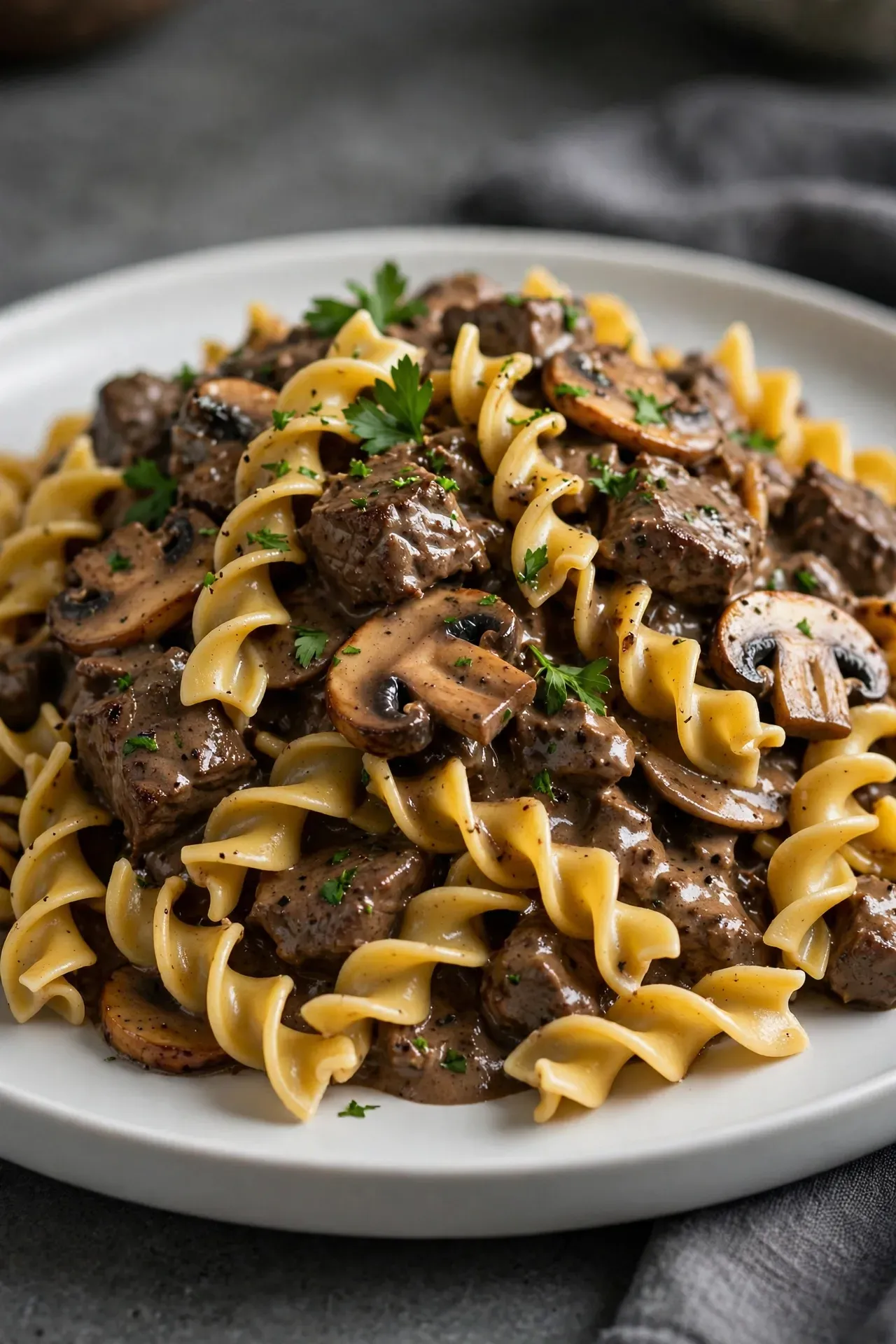 Beef Stroganoff