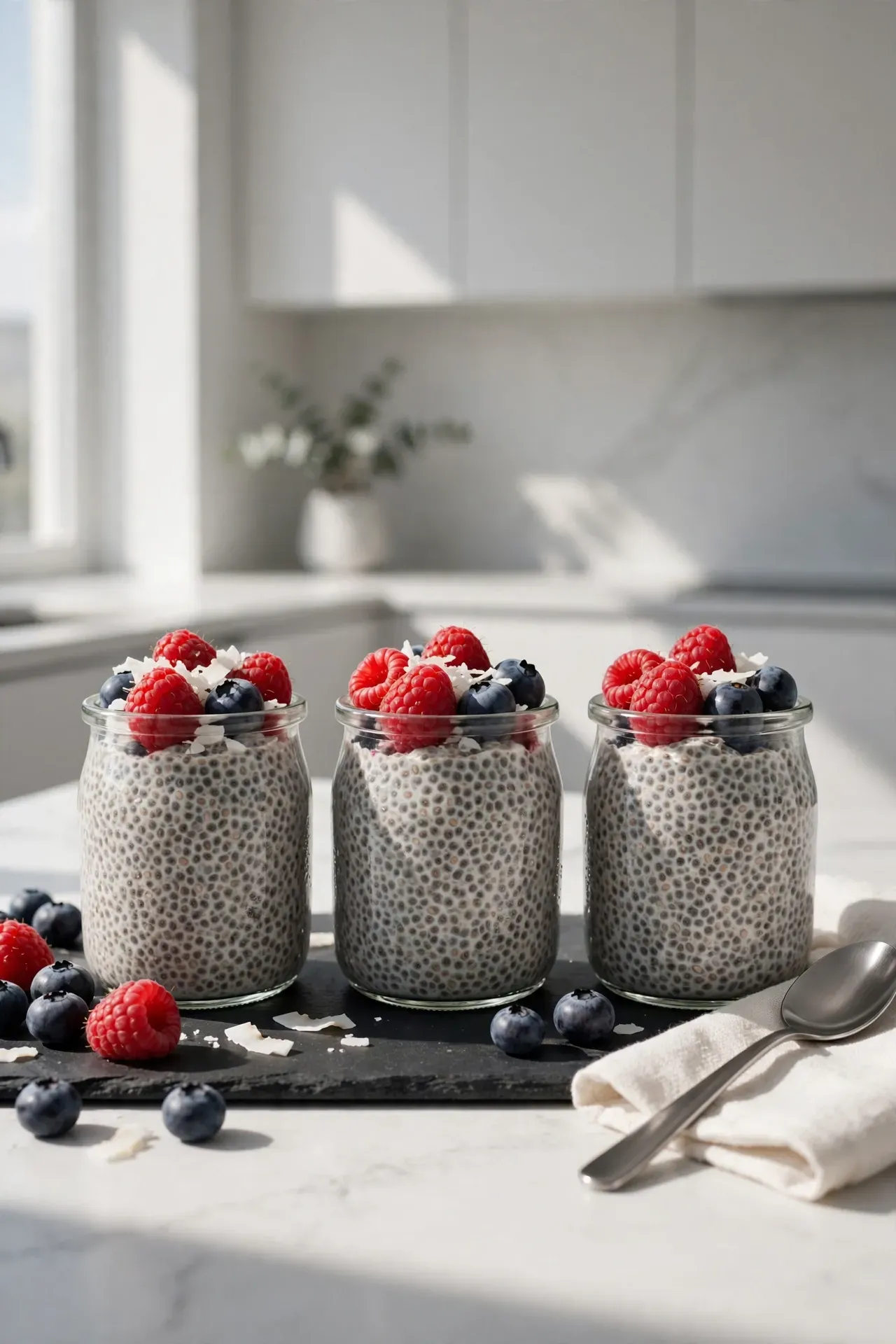 Berry Chia Pudding Cups