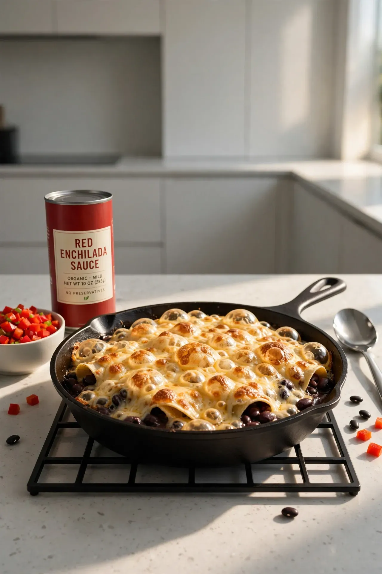 Black Bean Enchilada Skillet