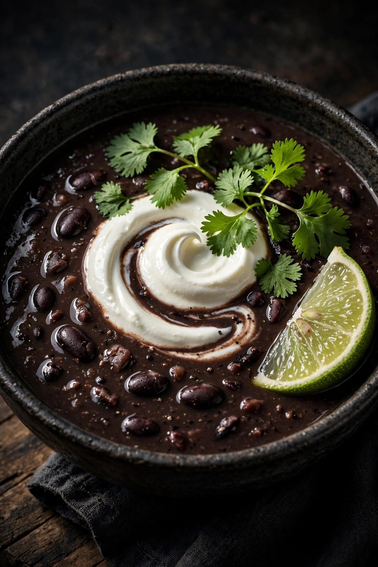Spicy Black Bean Soup