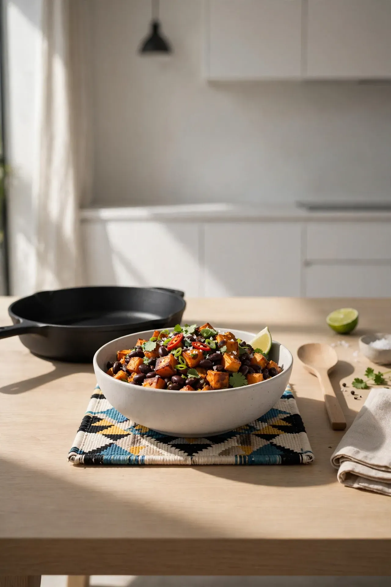 Black Bean Sweet Potato Hash