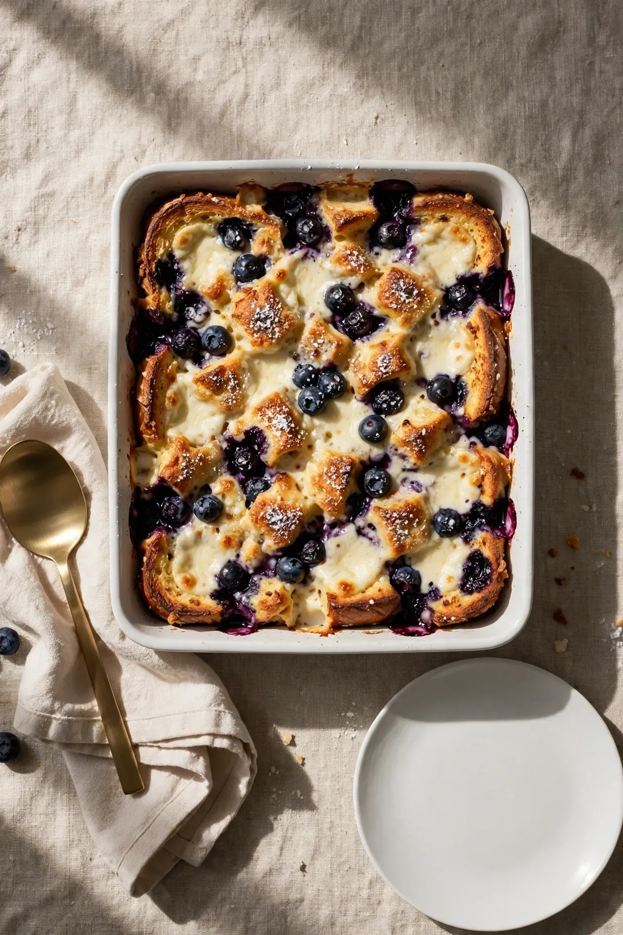 Blueberry Cream Cheese French Toast