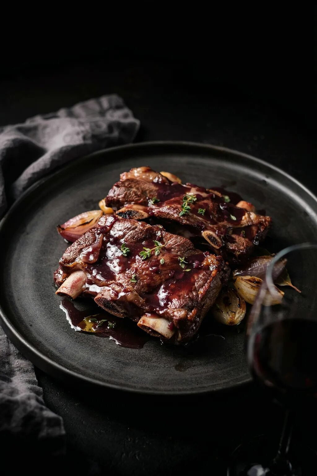 Red Wine Braised Ribs