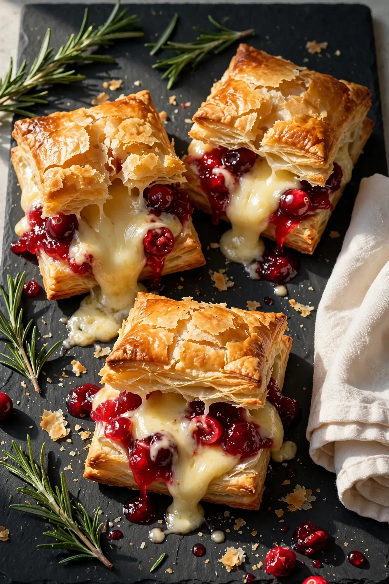 Brie And Cranberry Bites