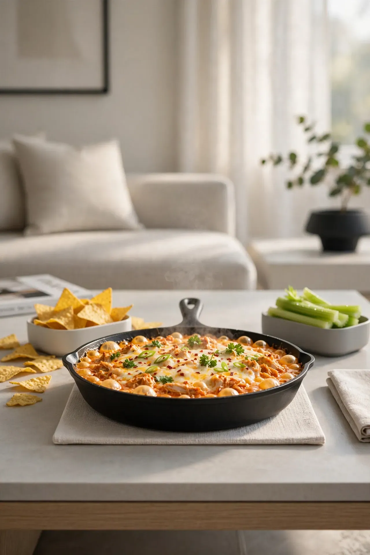 Spicy Buffalo Chicken Dip