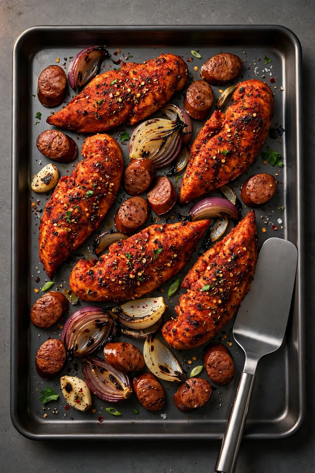 Cajun Spiced Chicken and Sausage