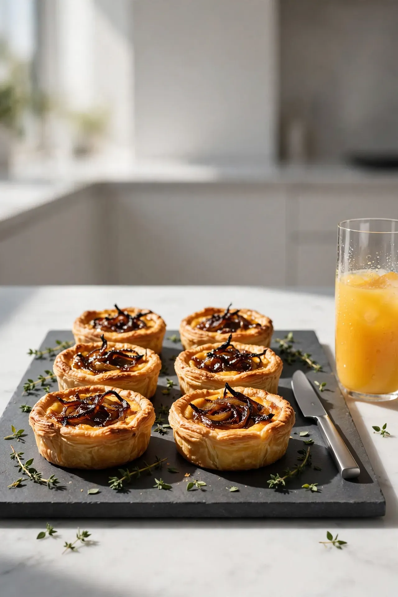 Caramelized Onion Quiche Cups