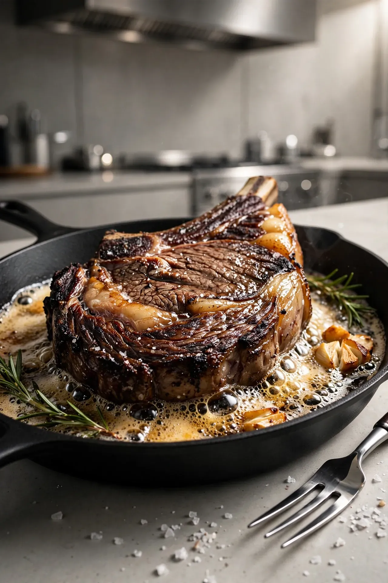 Cast Iron Ribeye Roast