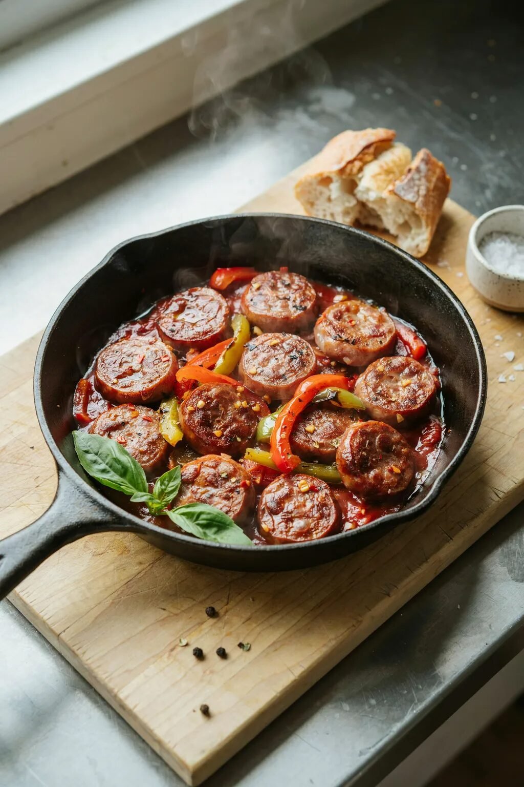 Savory Sausage And Peppers